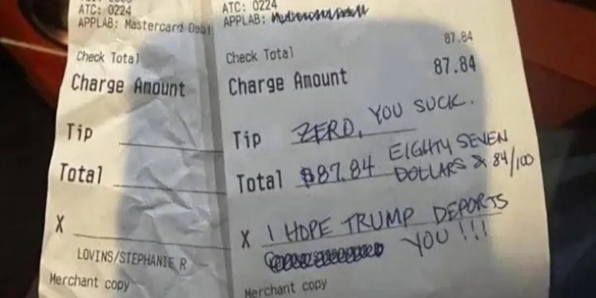 Trump Voter Who Threatened Waiter With Deportation Just Can’t Catch A Break