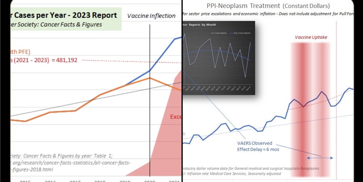 BOMBSHELL: Just Released American Cancer Society Annual Report On Cancer Showed 11.5% Excess Cases
