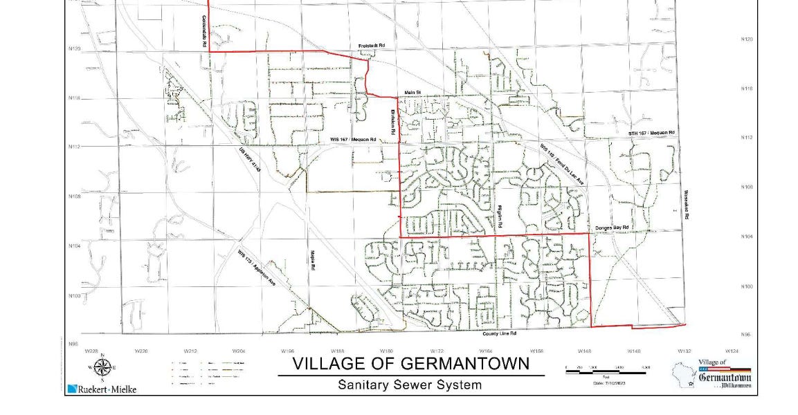 Sanitary Sewer System Facilities Update. Richfield Development At A