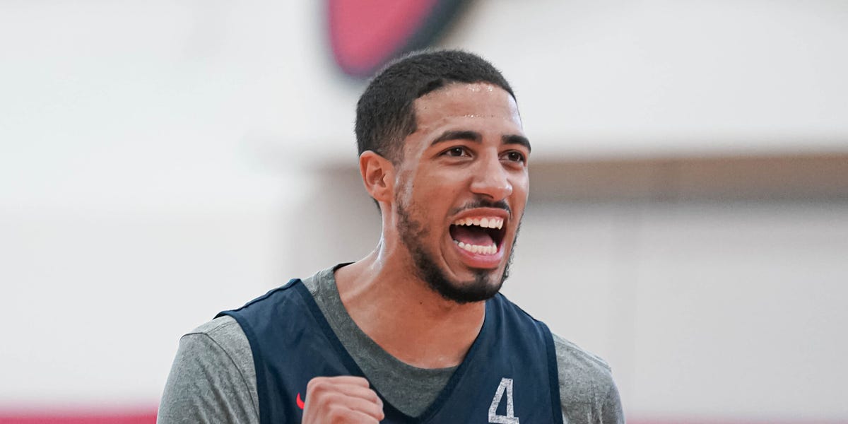 Tyrese Haliburton dishes out 12 assists, leads Team USA to win in