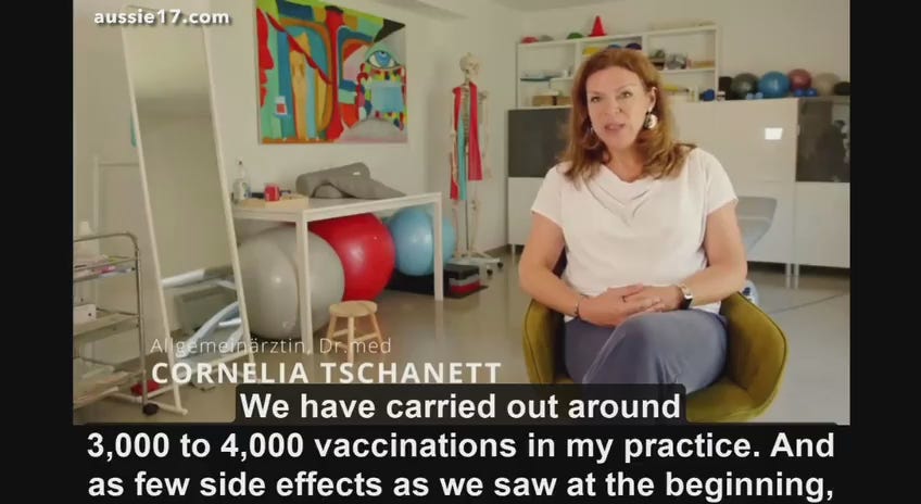 VIDEO - Austrian Vaccinator Tschanett after 3000-4000 Vaccinations - 10% now have problems 2023)