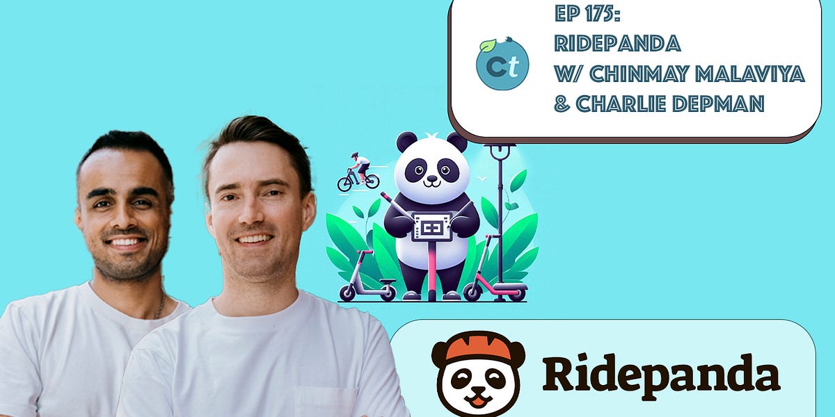 Chinmay Malaviya & Charlie Depman (Ridepanda) - CleanTechies