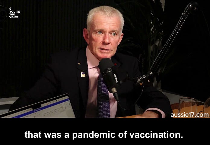 A 'PANDEMIC OF VACCINATION': Australian Senator Malcolm Roberts' Fierce Wake-Up Call to the World