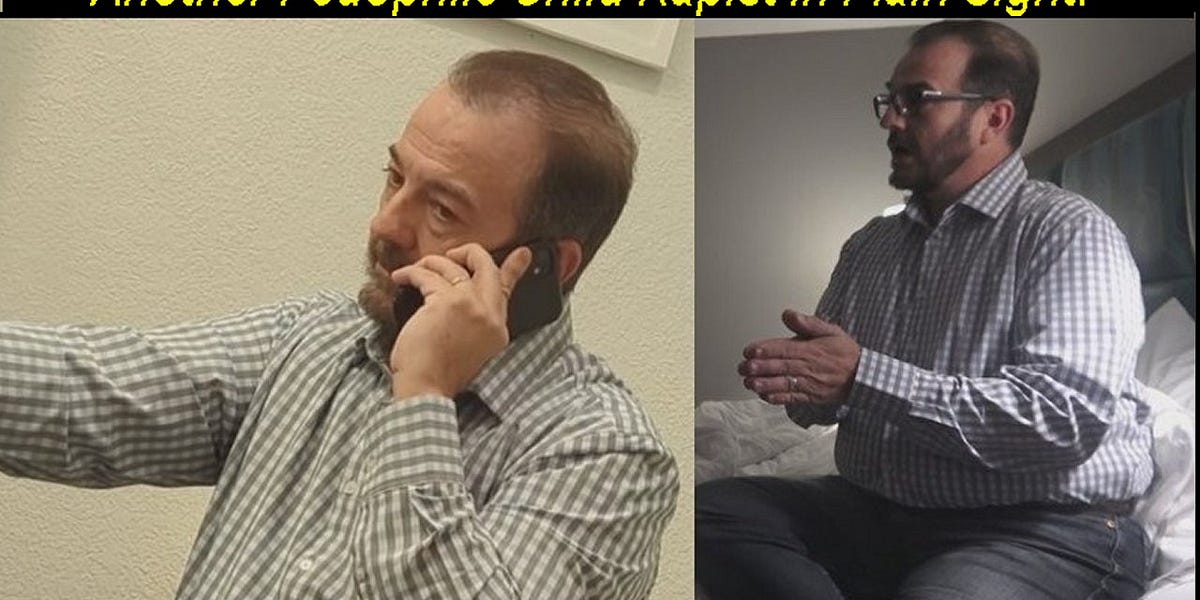 Another Sick Pedophile Child Rapist Psychopath in Plain Sight!