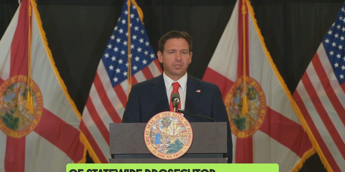 BREAKING: Governor DeSantis Moves Trump Assassination Case Under State Jurisdiction