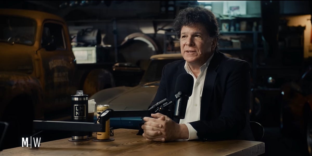 Eric Weinstein says Kamala’s “what can be, unburdened by what has been