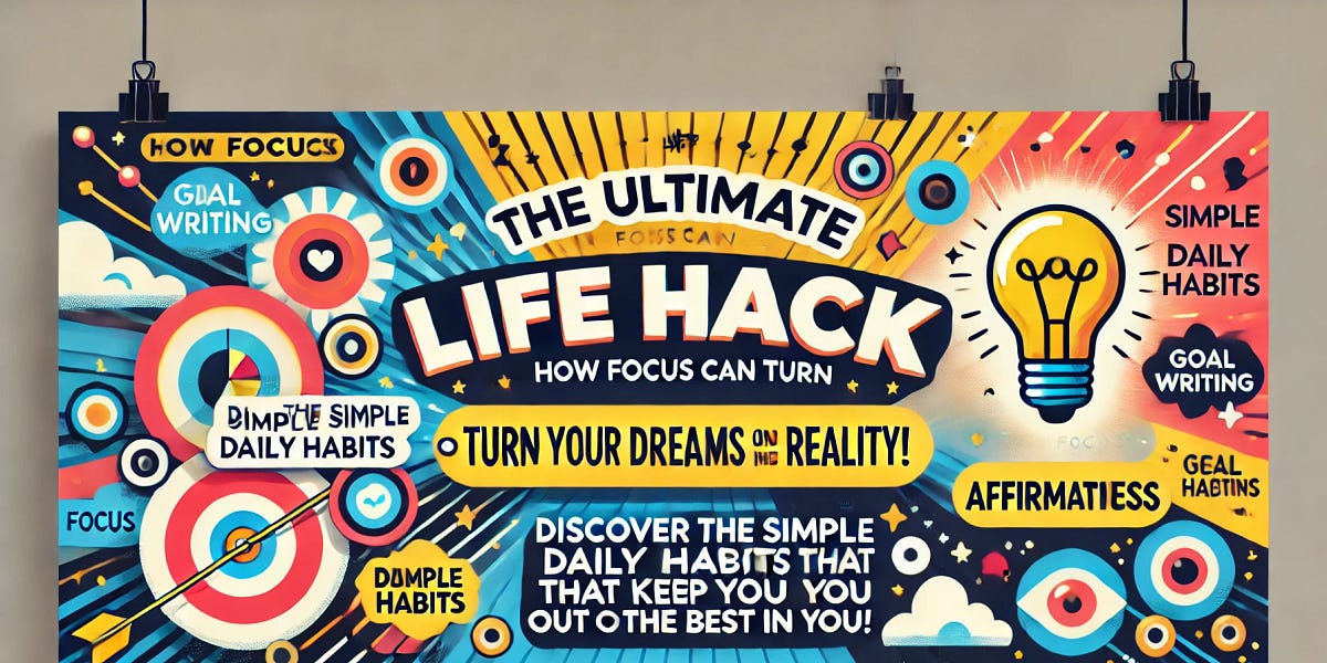 The Ultimate Life Hack How Focus Can Turn Your Dreams into Reality