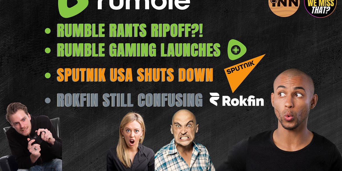 Rumble App Store RIP OFF / Radio Sputnik US SHUT DOWN by sanctions