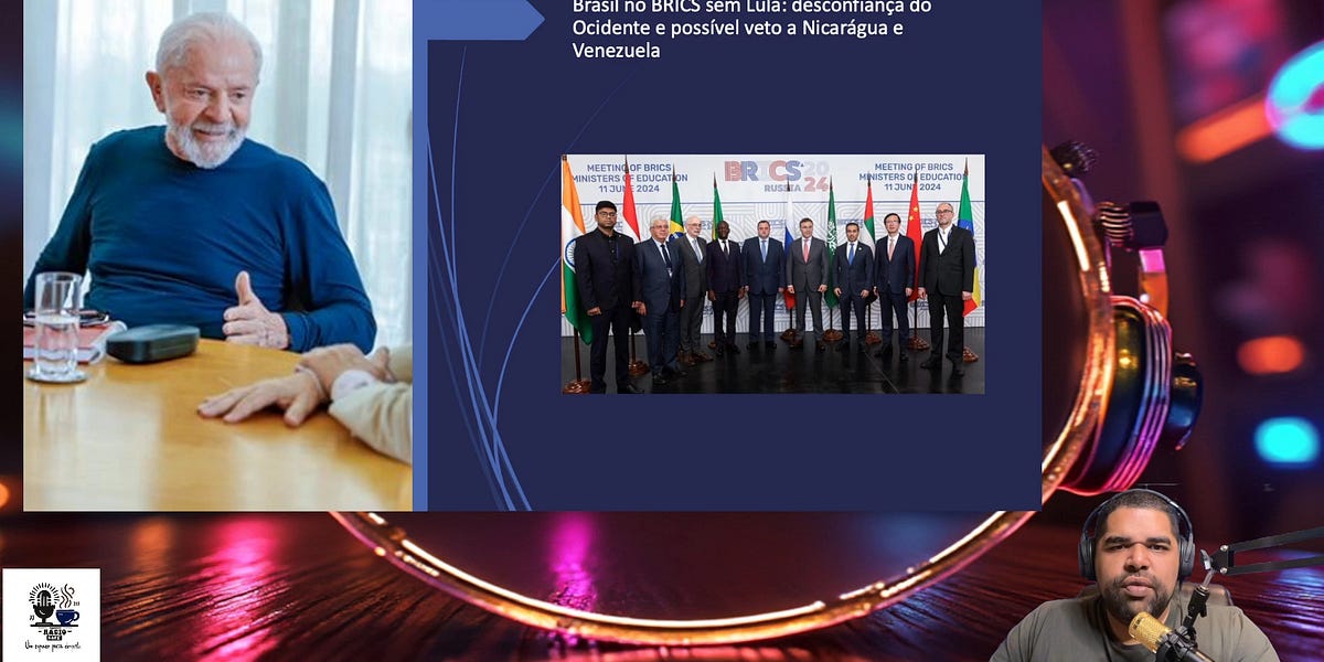 RÁDIO CAFÉ 190 BRICS sem Lula IBGE não reporta nível econômico