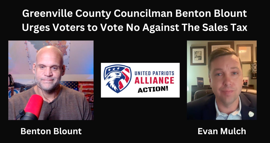 Greenville, SC Residents Vote No Against The Sales Tax Increase Says