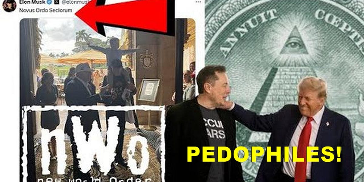 Call Pedophile Satanic Psyops Donald Trump and Elon Musk in Plain
