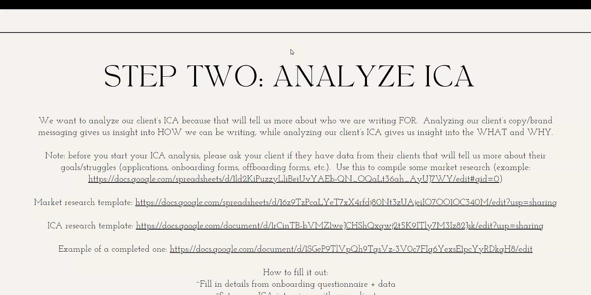Client Crafting Clarifying Your Ideal Client + Crafting Impactful Copy for Your Community