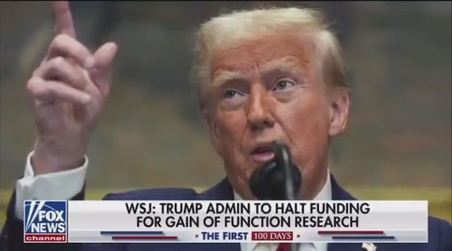 Trump is Honing in on Offshore Gain of Function Research!