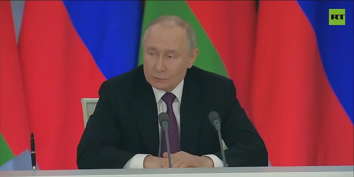 Putin Speaks on Ceasefire Proposal