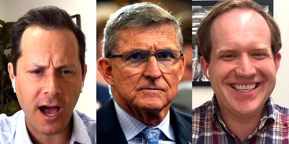 Mike Flynn Devoured by the MAGA Conspiracies He Created