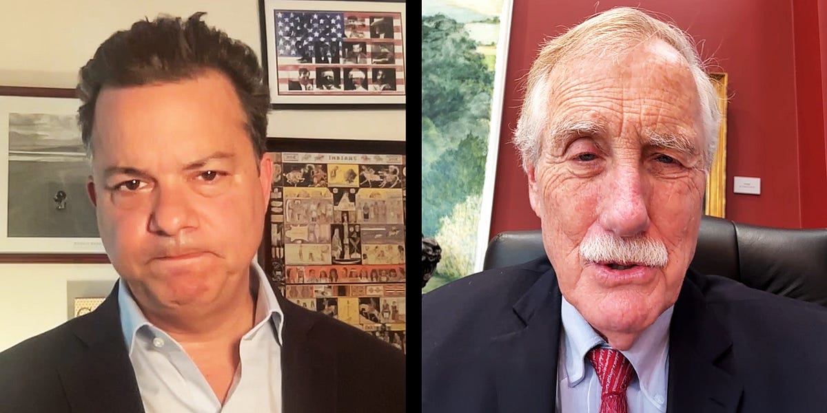 Sen. Angus King Sounds the Alarm on Trump Sen. Angus King Sounds the Alarm on Trump