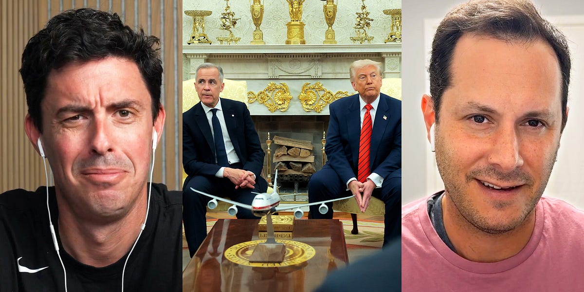 Canada PM Carney Visits Trump’s Oval Office of Insanity