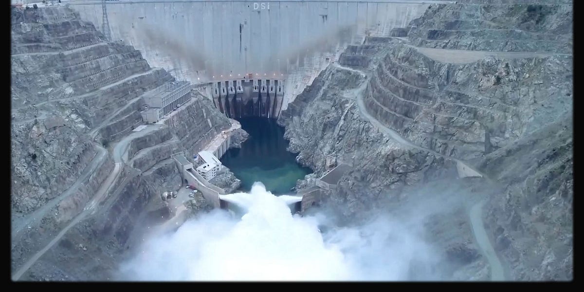 Hiding the Past with Dams