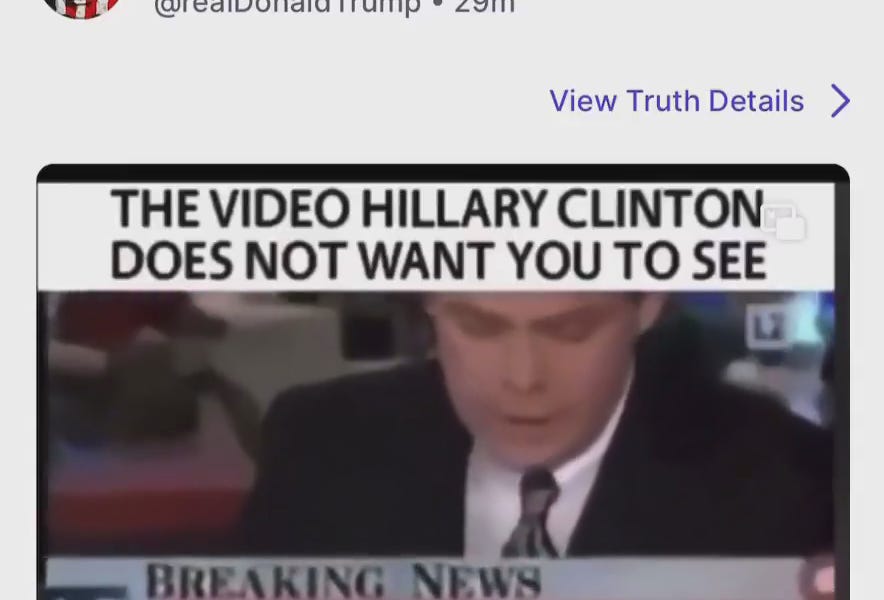 Trump Posts Video About Clinton Body Count. What Do You Think?