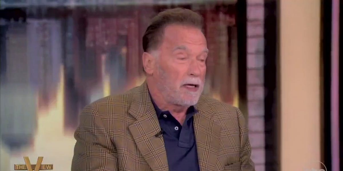Arnold leaves the vile cast of the The View stunned when he said this😱 about Legal immigration