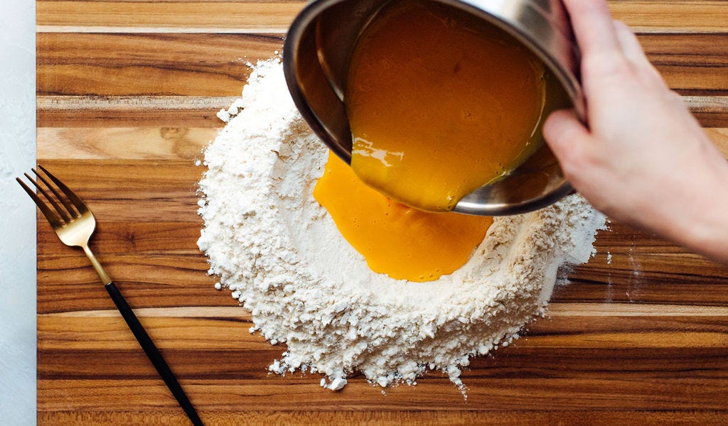 how to make pasta dough by Meryl Feinstein