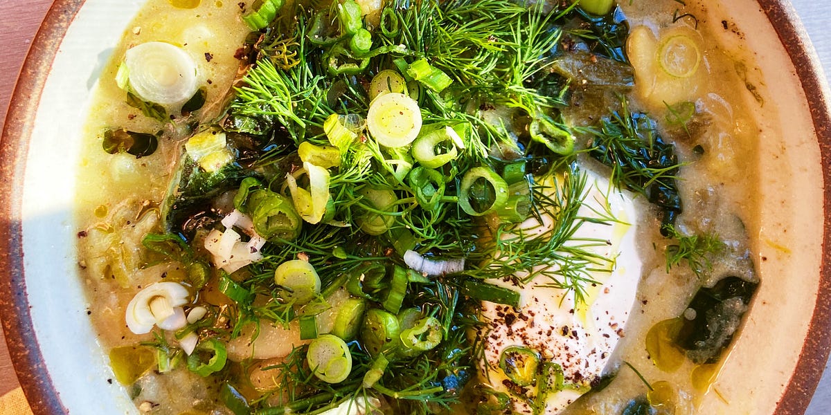 potato leek soup by Alison Roman a newsletter