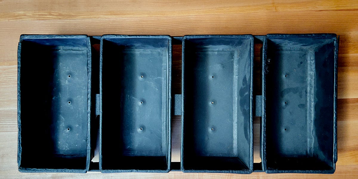 Bread loaf pan size clearance