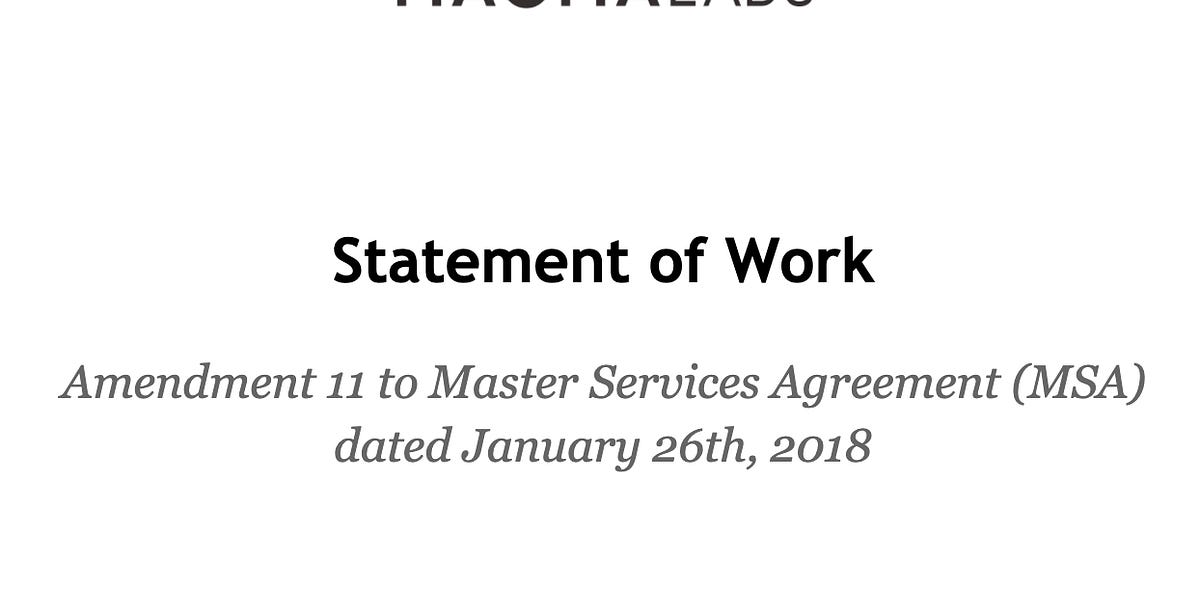 Retainer Statement of Work by Obie Fernandez Retainer Statement of Work by Obie Fernandez