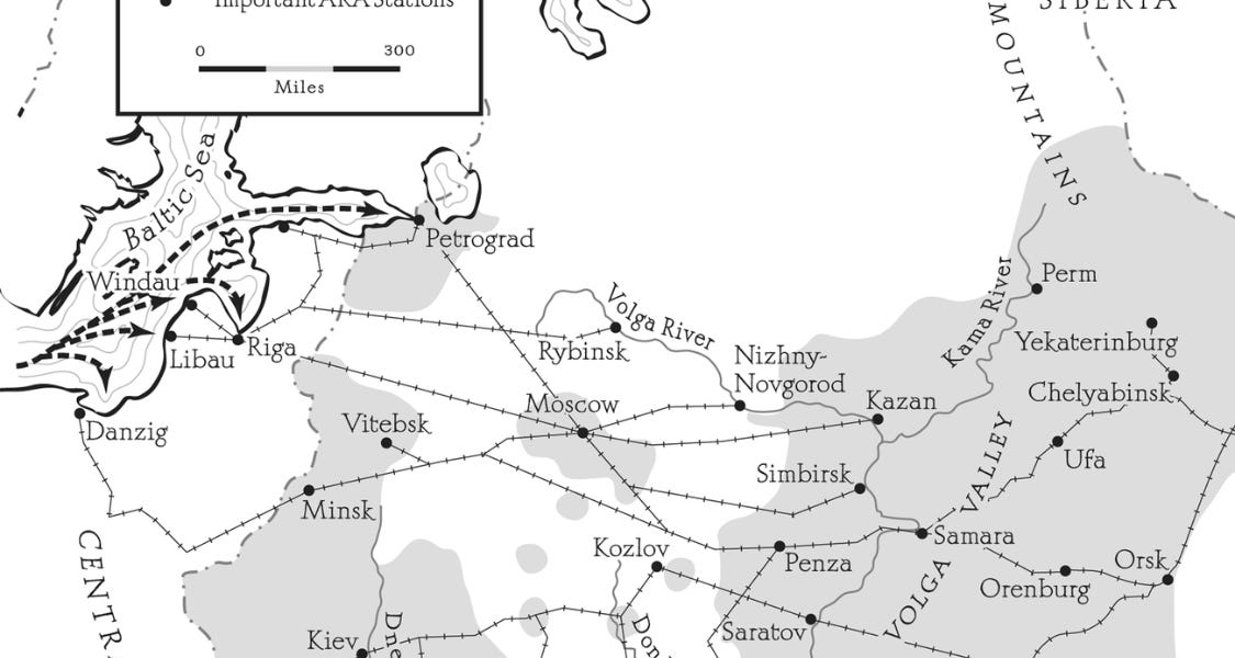 Hoover and the American Rescue Administration in Russia during the Civil War and Famine