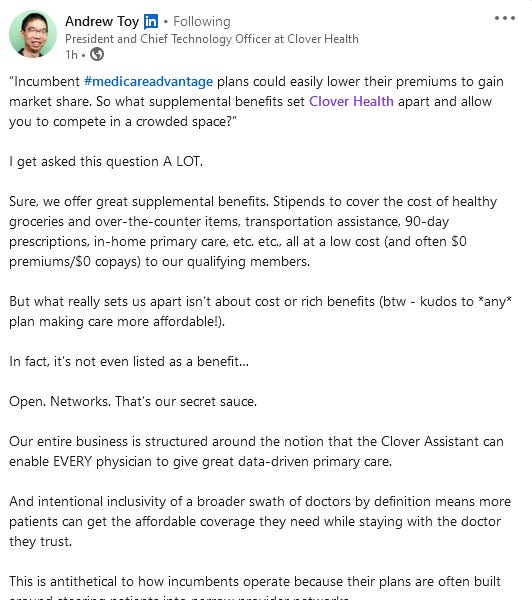 What Does Open Network Healthcare Provider Clover Health Have To Do What Does Open Network Healthcare Provider Clover Health Have To Do