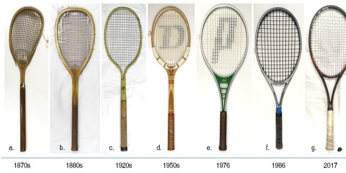 The Evolution Of The Tennis Racquet By Ronen Ainbinder