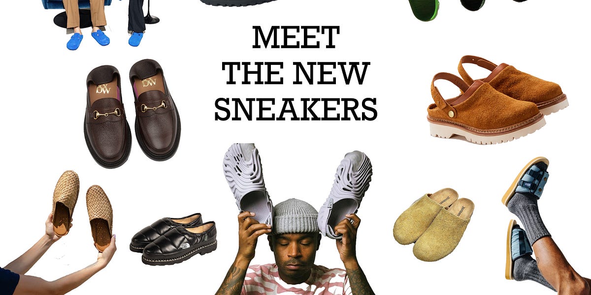 Clog style discount sneakers