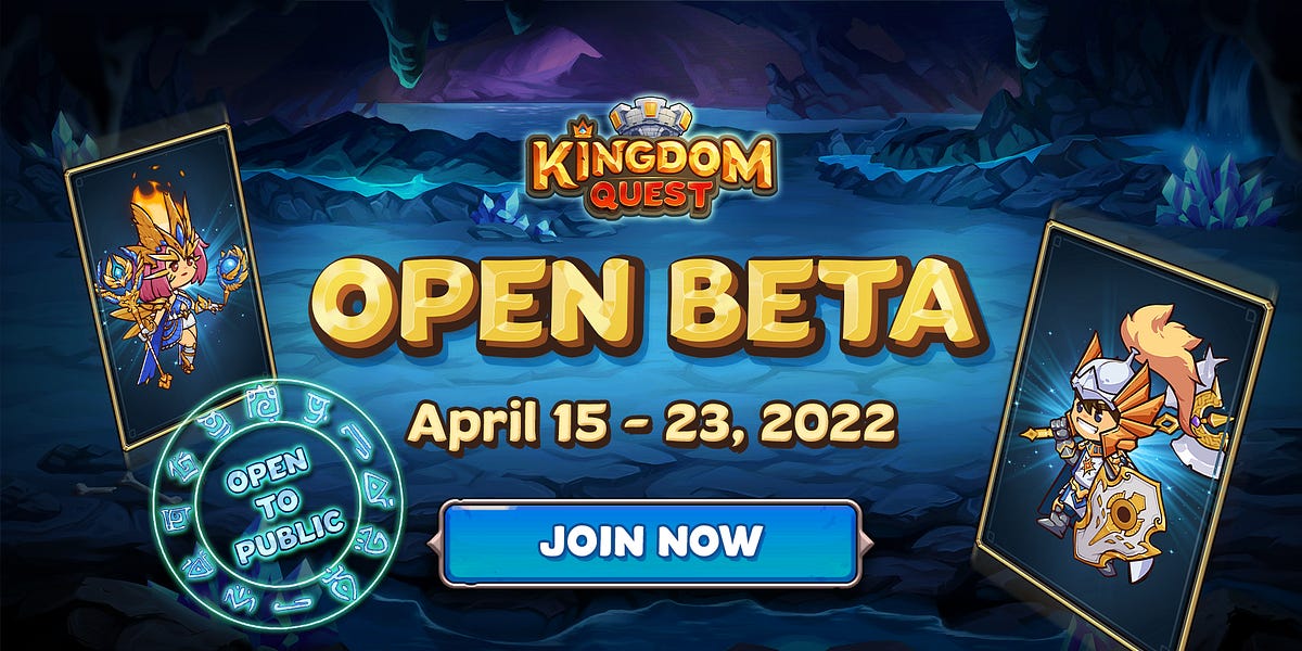 KINGDOM QUEST OPEN BETA OFFICIAL ANNOUNCEMENT