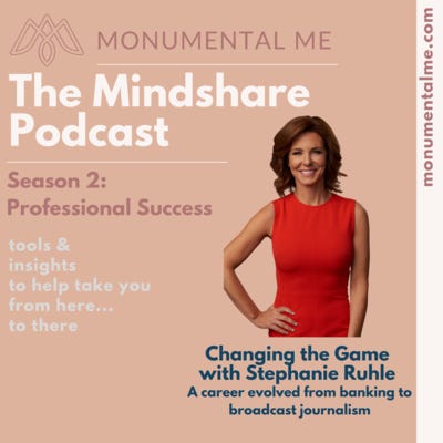 Changing the Game with Stephanie Ruhle - a career transition to