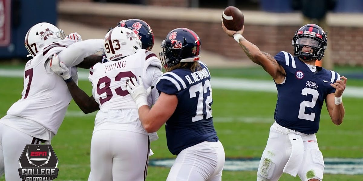 Thanksgiving Day College Football Pick Ole Miss vs Mississippi State