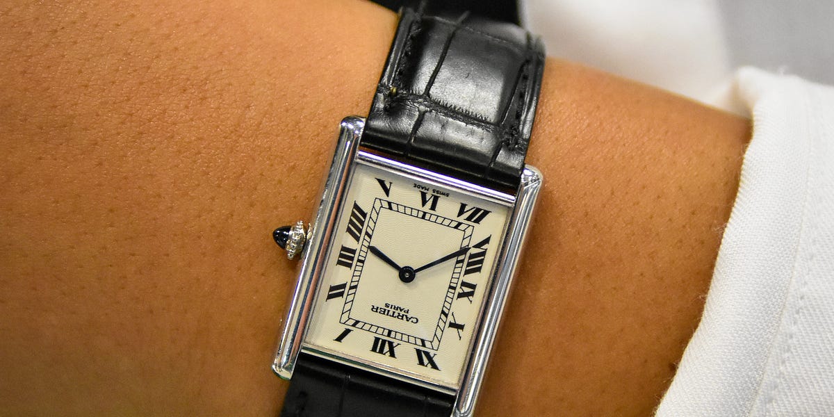 Cartier mens dress watch on sale