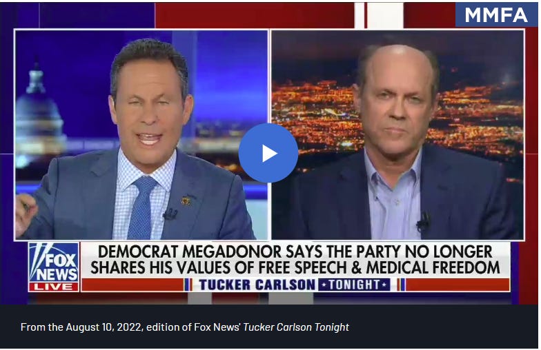 Data justifying the claims I made on Fox News on Aug 10