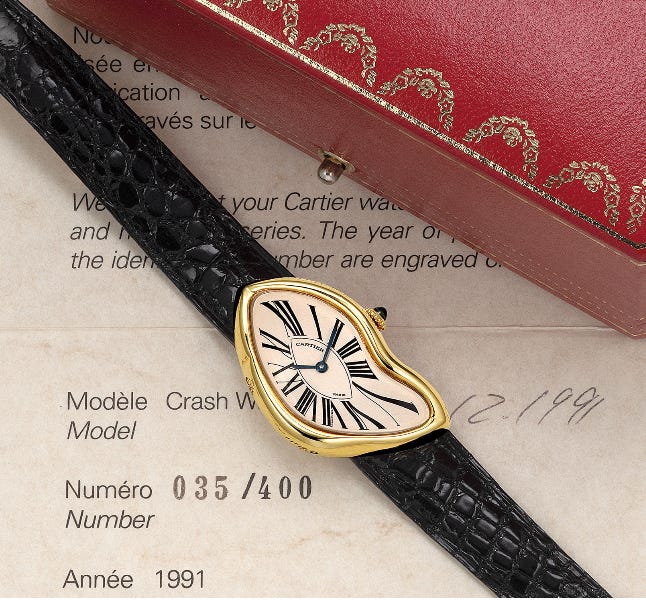 Cartier car hotsell crash