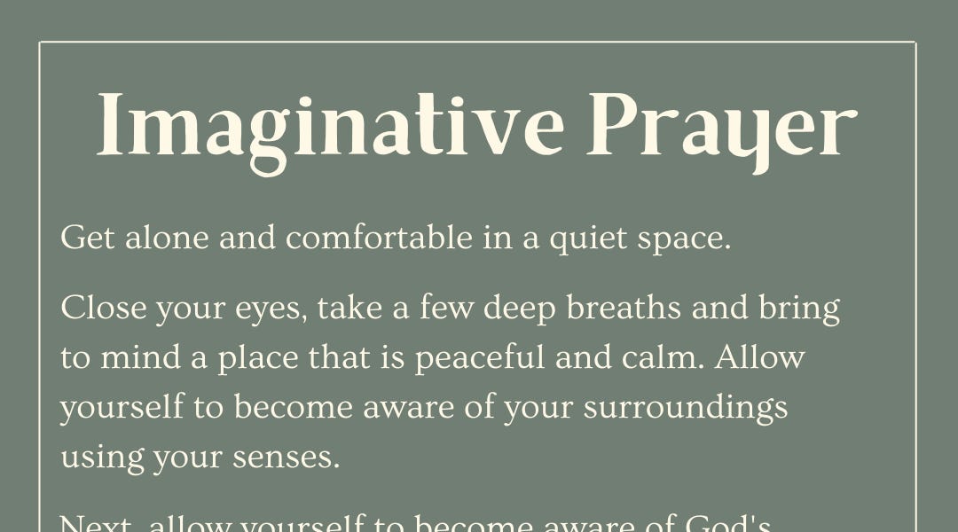 Bonus Practice Imaginative Prayer by erin spacemaking.