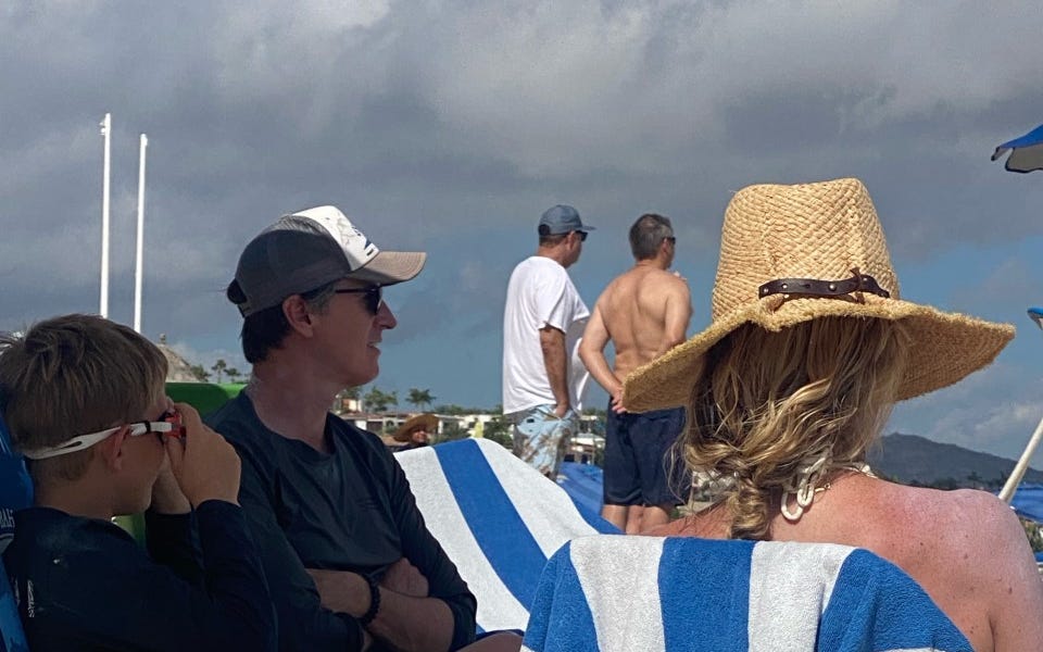 Why did Gavin Newsom and family take a vacation in Cabo, Mexico?