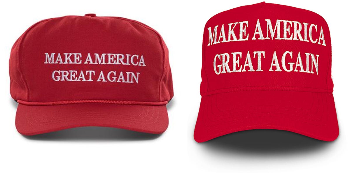 Where can i on sale buy a trump hat