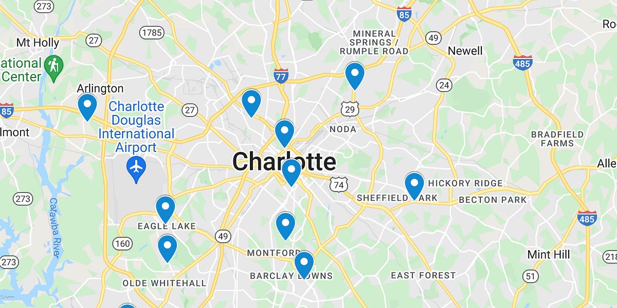 Charlotte rezoning petitions in May The Charlotte Ledger