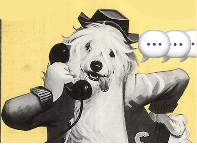 Life is a shaggy dog story by Benjamin Errett