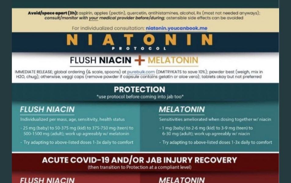 Niacin protocol update & Vit C for heavy metal detox.