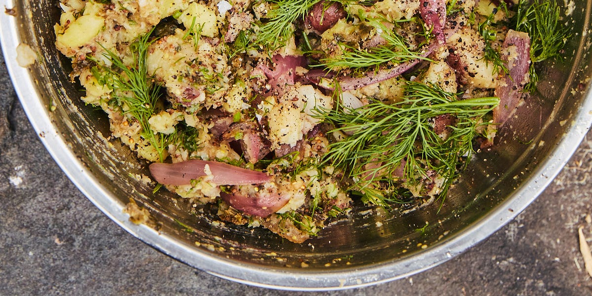 Brown Butter Potato Salad by Alison Roman a newsletter