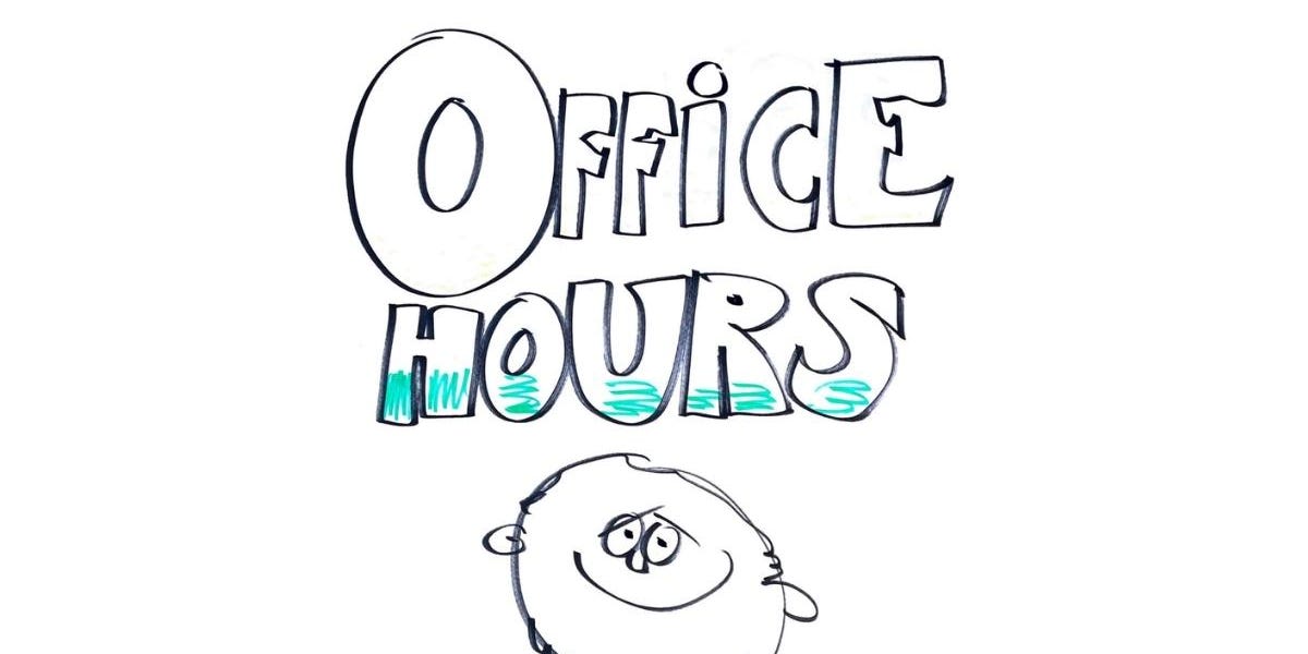 Save the Date Office Hours firstever livestream this Wednesday