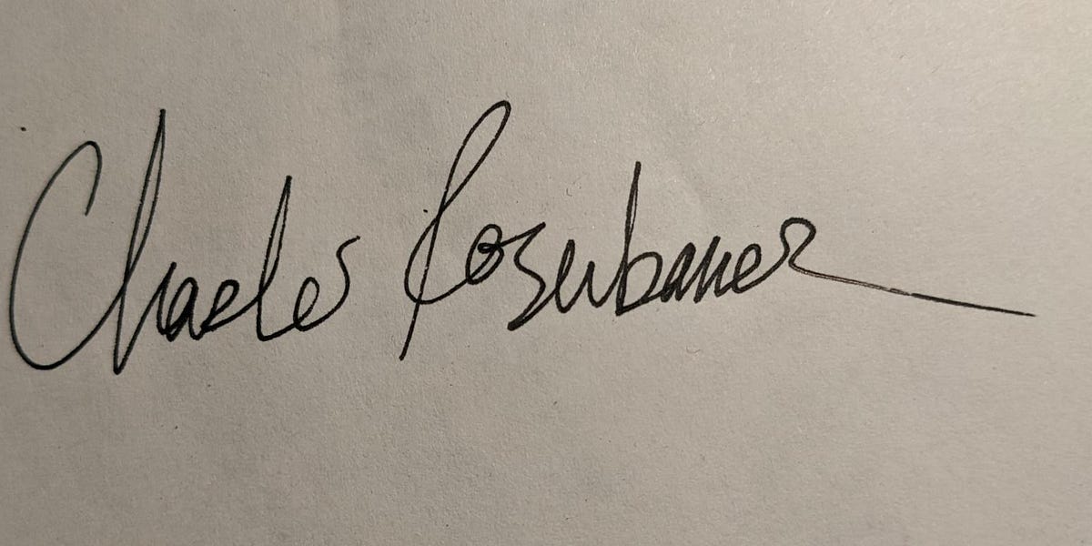 Cursive in the Digital Age - by Charles Rosenbauer