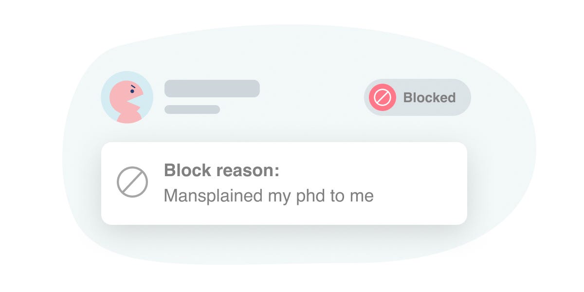 When smashing the block button is not enough