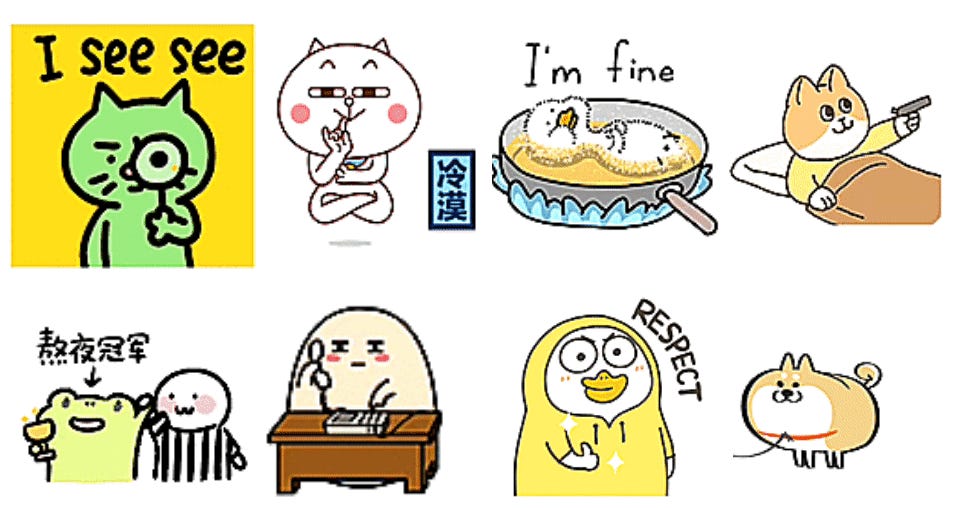 Live stickers sales for wechat